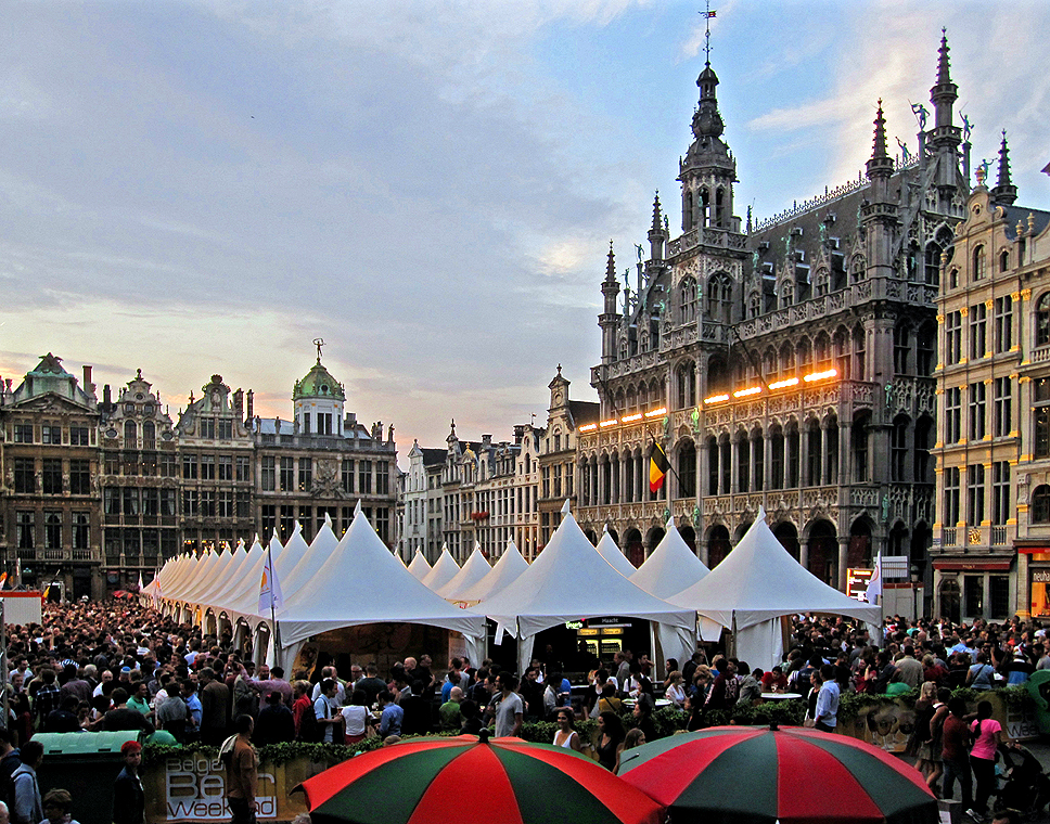 Бельгийский пивной фестиваль  в Брюсселе 